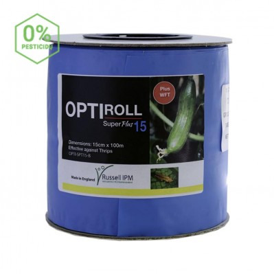 Lipni feromoninė tripsų gaudyklė Optiroll, 15 cm/100 m
